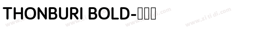 THONBURI BOLD字体转换